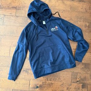 SOLD USA Gymnastics Navy Blue Hoodie